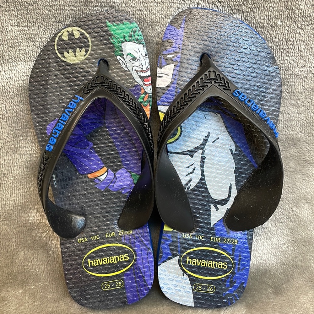 HAVAIANAS BATMAN AND JOKER